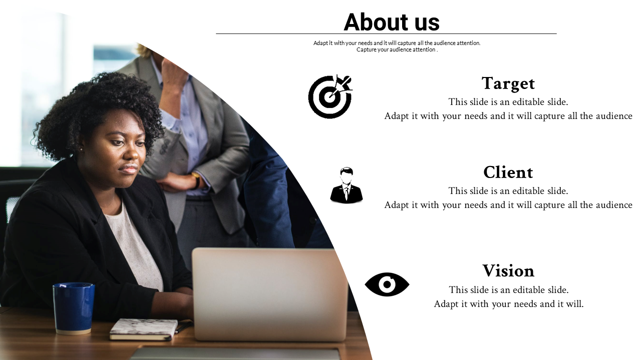 Attractive About us PowerPoint Templates